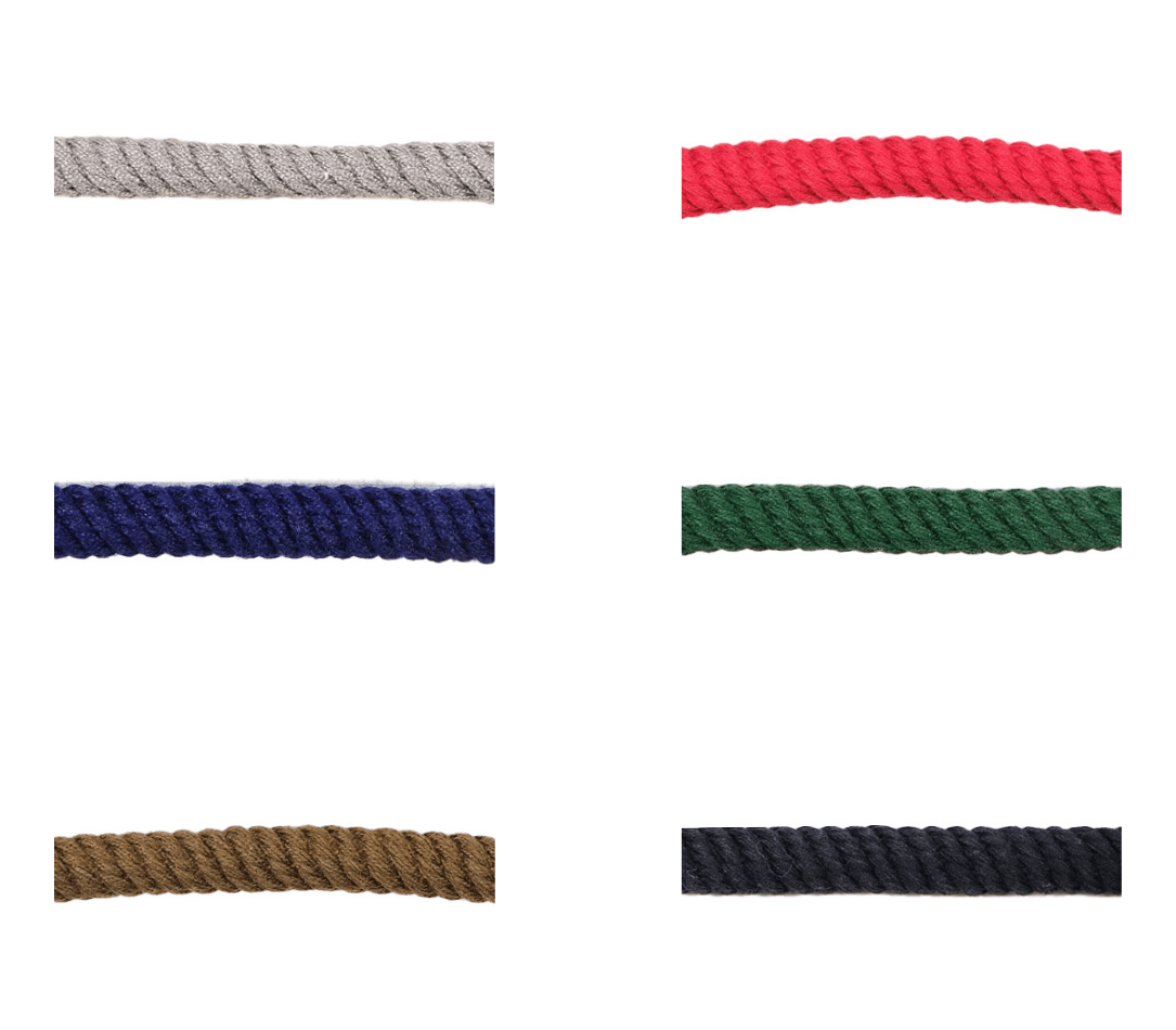 Jacquard Borte mit gedrehtem Seil Design