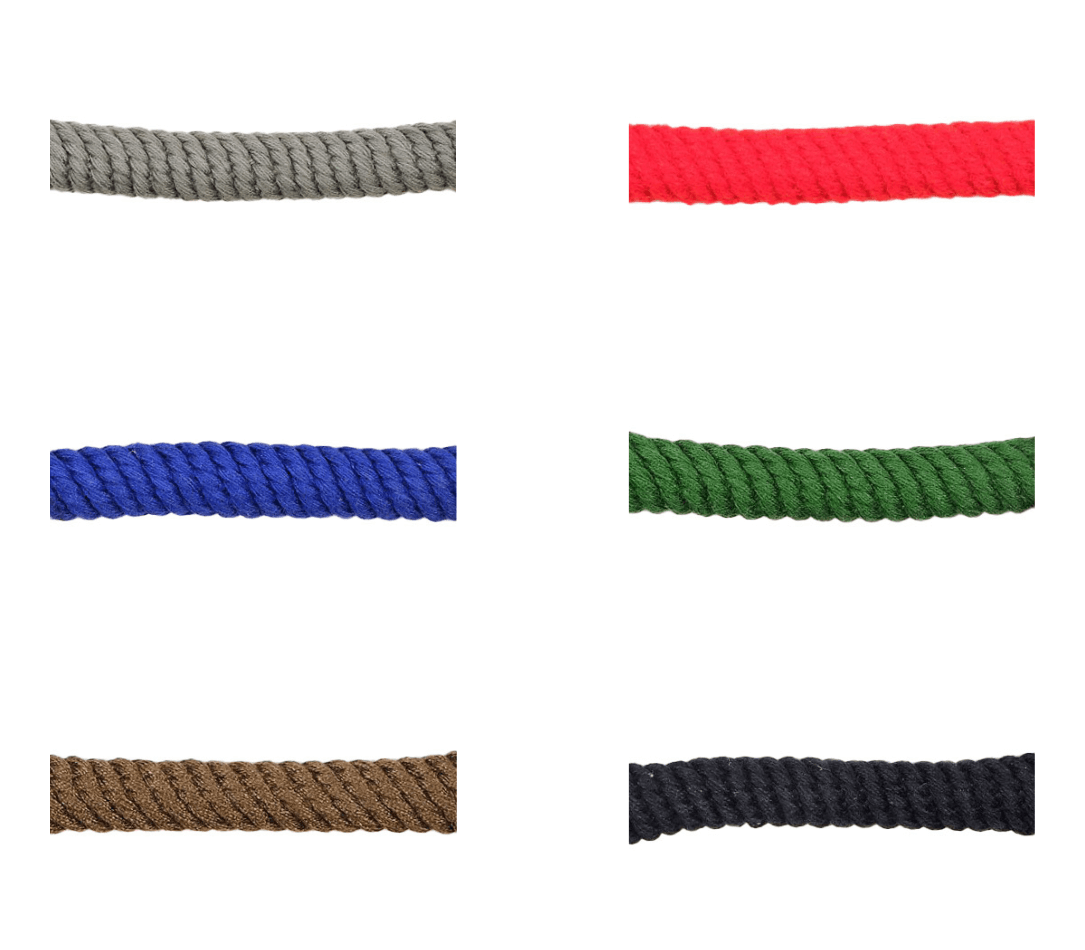 Jacquard Borte mit gedrehtem Seil Design