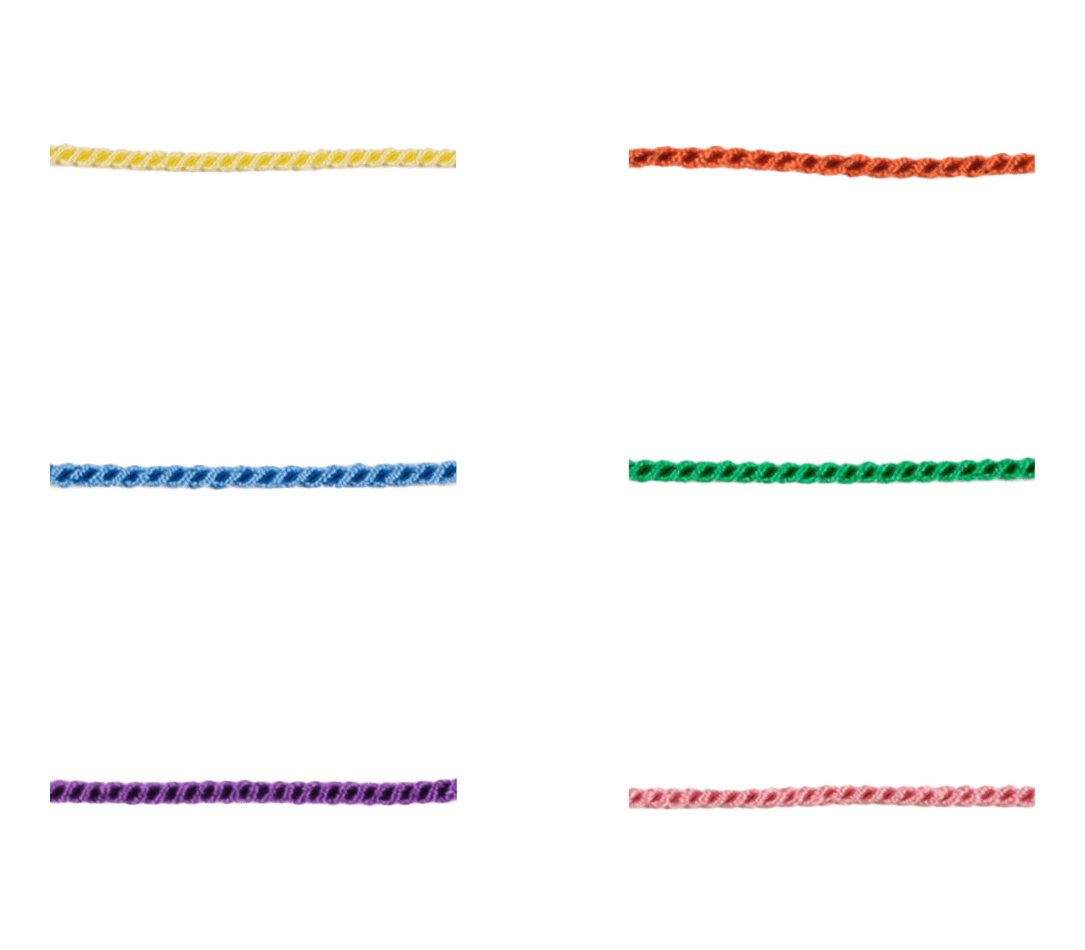 Jacquard Borte mit geflochtenem Design