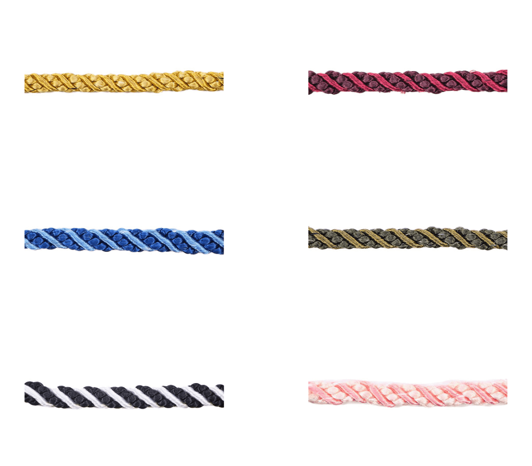 Jacquard Borte mit geschwungenem Design