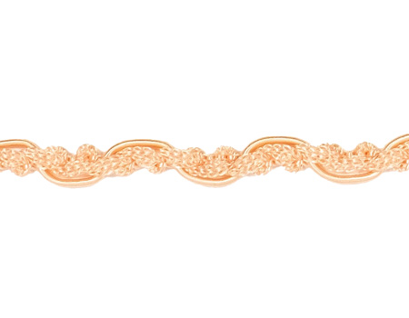 Jacquard Borte mit gewelltem Design