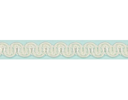 Jaquard Borte mit Wellenlinien