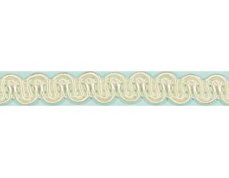 Jaquard Borte mit Wellenlinien