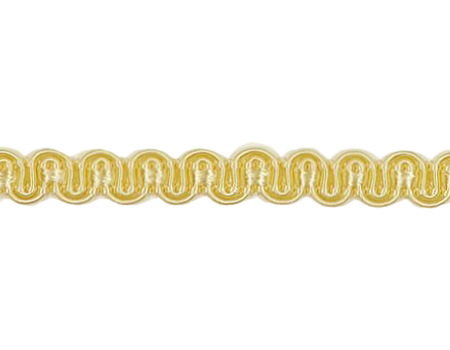 Jaquard Borte mit Wellenlinien