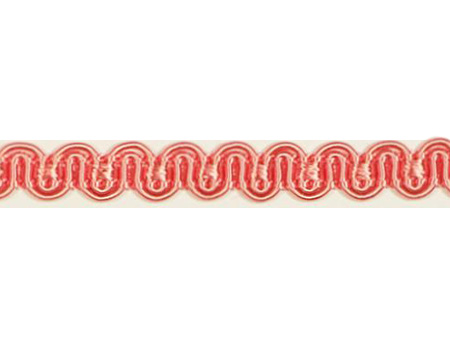 Jaquard Borte mit Wellenlinien