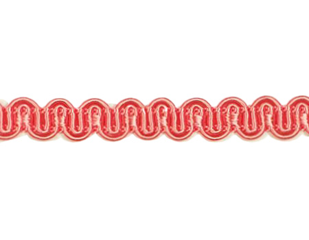 Jaquard Borte mit Wellenlinien