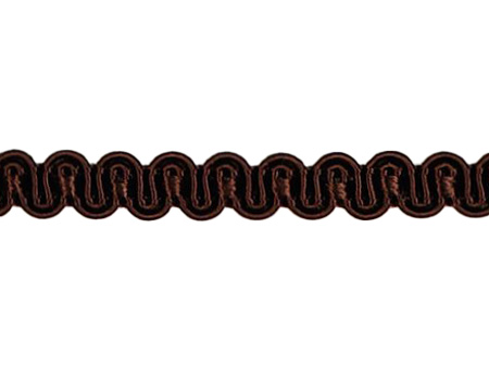 Jaquard Borte mit Wellenlinien