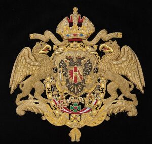 Hand- oder Maschinengesticktes Emblem