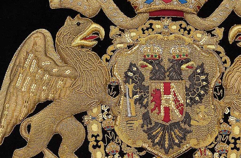 Embleme-Handgestrickt__Oreste-030-XL Hand- oder Maschinengesticktes Emblem