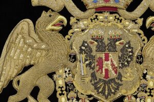 Hand- oder Maschinengesticktes Emblem