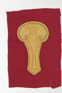 Hand- oder Maschinengesticktes Emblem