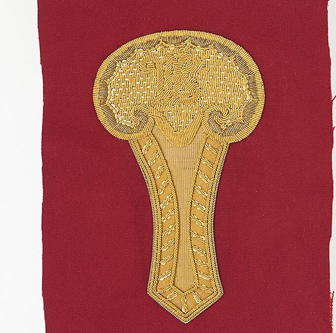 Embleme-Handgestrickt__Oreste-036-XL Hand- oder Maschinengesticktes Emblem