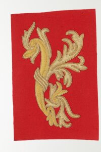 Embleme-Handgestrickt__Oreste-037-XL Hand- oder Maschinengesticktes Emblem