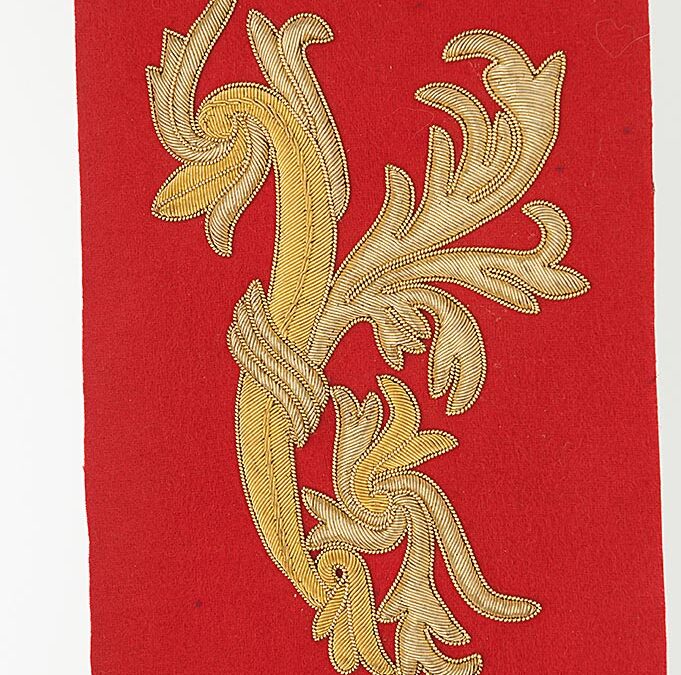 Embleme-Handgestrickt__Oreste-037-XL Hand- oder Maschinengesticktes Emblem