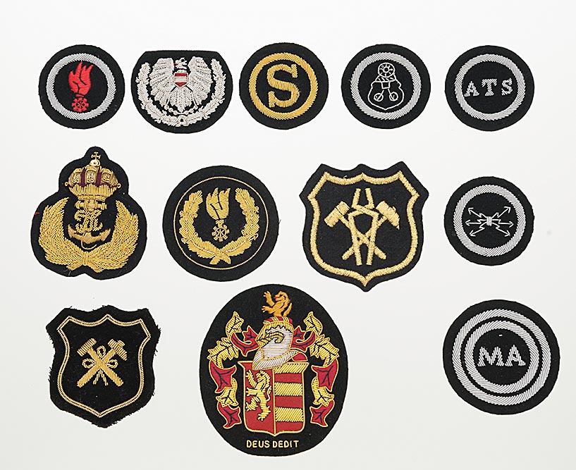 Embleme-Handgestrickt__Oreste-039-XL Hand- oder Maschinengesticktes Emblem