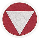 Hand- oder Maschinengesticktes Emblem