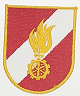 Hand- oder Maschinengesticktes Emblem