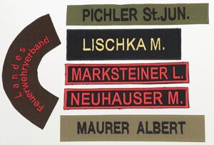 Diverse Bestickungen